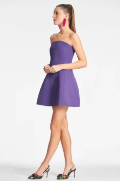 Alanna Dress - Amethyst -Cheap The Simply Dress Store ALANNADRESS AMETHYST SIDE scaled