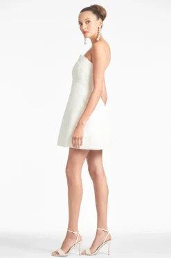 Alanna Dress - Ivory -Cheap The Simply Dress Store ALANNADRESS IVORY SIDE 1c853387 0cd7 4170 884f 2bee701bef29 scaled