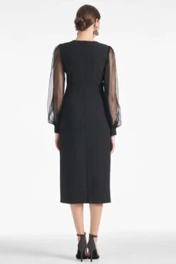 Alanz Dress - Black -Cheap The Simply Dress Store ALANZDRESS BLACK BACK