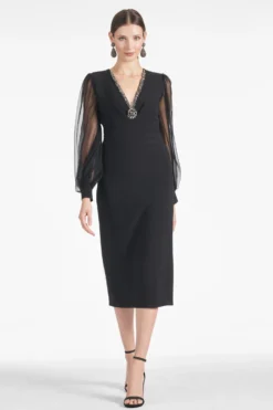 Alanz Dress - Black -Cheap The Simply Dress Store ALANZDRESS BLACK FRONT scaled
