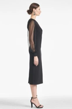 Alanz Dress - Black -Cheap The Simply Dress Store ALANZDRESS BLACK SIDE