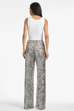 Alli Pant - Silver Sequins 6 Alli Pant - Silver Sequins -Cheap The Simply Dress Store ALLIPANT SILVER BACK scaled