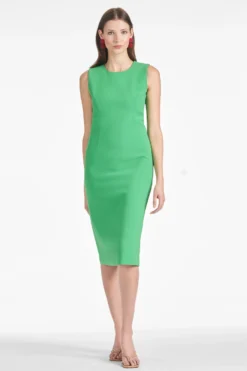 Cheap The Simply Dress Store -Cheap The Simply Dress Store ANNADRESS PARROTGREEN FRONT scaled