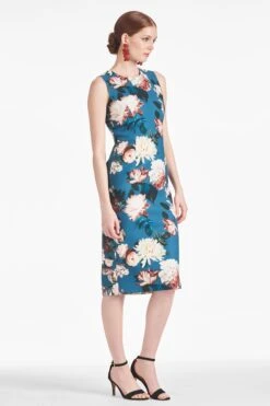 Cheap The Simply Dress Store 18 Anna Dress - Teal Garden