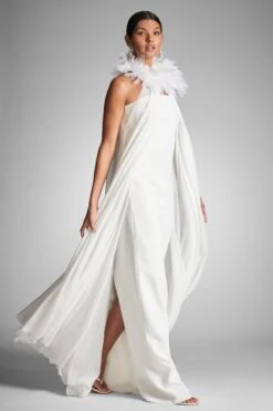 Aphrodite Overlay - Ivory -Cheap The Simply Dress Store APHRODITEOVERLAY IVORY SIDE