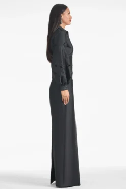 Astor Top - Black -Cheap The Simply Dress Store ASTORTOP ISOLDESKIRT BLACK SIDE scaled