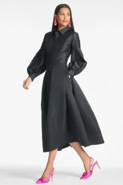 Astor Top - Black -Cheap The Simply Dress Store ASTORTOP LEIGHTONSKIRT BLACK SIDE scaled