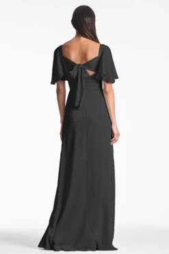 Aurora Gown - Black -Cheap The Simply Dress Store AURORAGOWN RECOLORTOBLACK BACK