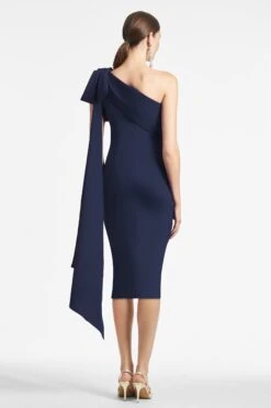 Miranda Dress - Navy -Cheap The Simply Dress Store BELLADRESS NAVY BACK 1