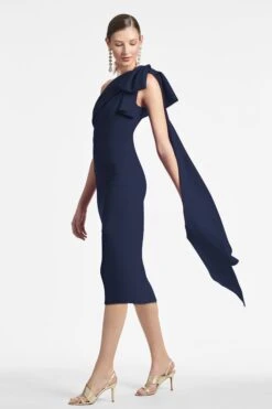 Miranda Dress - Navy -Cheap The Simply Dress Store BELLADRESS NAVY SIDE2