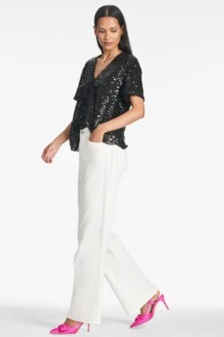 Bette Top - Black -Cheap The Simply Dress Store BETTETOP BLACK SIDE