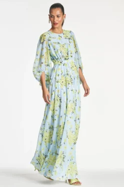 Bianca Gown - Sky Citrine Floral -Cheap The Simply Dress Store BIANCAGOWN SKYCITRINEFLORAL SIDE 44435431 0d42 428c 88ee 0448319467ef scaled