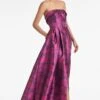 Brielle Gown - Magenta Bloom