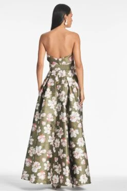 Brielle Gown - Moss Magnolia -Cheap The Simply Dress Store BRIELLEGOWN MOSSMAGNOLIA BACK 2cd27383 299c 483f ac1f 3b27f1f6a6e7