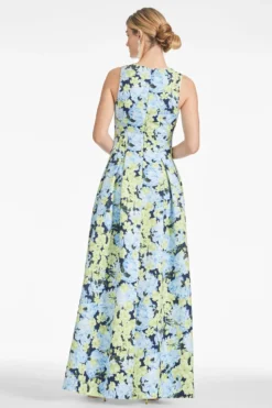Brooke Gown - Garden Club -Cheap The Simply Dress Store BROOKEGOWN GARDENPARTY BACK scaled