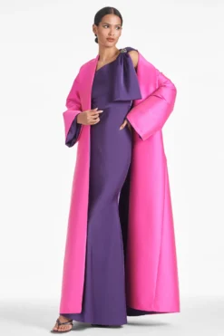 Calliope Coat - Fuchsia 5 Calliope Coat - Fuchsia -Cheap The Simply Dress Store CALLIOPECOAT FUCHSIA FRONT scaled