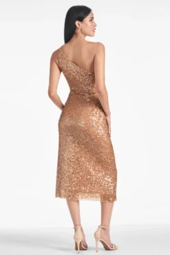 Carmen Dress - Honey -Cheap The Simply Dress Store CARMENDRESS HONEY BACK scaled