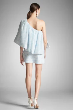 Chantal Dress - Blue Degrade Floral -Cheap The Simply Dress Store CHANTALDRESS BLUEDEGRADEFLORAL BACK scaled