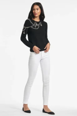 Charmaine Knit - Black -Cheap The Simply Dress Store CHARMAINESWEATER BLACK FRONT scaled