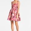 Cora Dress - Deep Pink Dahlia
