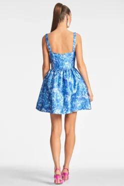 Cora Dress - Mediterranean Blooms -Cheap The Simply Dress Store CORADRESS MEDITERRANEANBLOOM BACK2