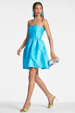 Corey Dress - Electric Blue -Cheap The Simply Dress Store COREYDRESS ELECTRICBLUE SIDE2 scaled