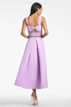 Leighton Skirt - Lilac -Cheap The Simply Dress Store DARCYTOP LEIGHTONSKIRT LILAC BACK c3cbe34f be13 4240 90ab a4f9342193c7 scaled