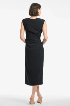 Diana Dress - Black -Cheap The Simply Dress Store DIANADRESS RECOLOR BLACK BACK scaled