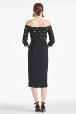 Fatima Dress - Black -Cheap The Simply Dress Store FATIMADRESS BLACK BACK scaled
