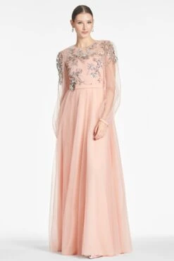 Freyja Gown - Morganite -Cheap The Simply Dress Store FREYJAGOWN MORGANITE FRONT3