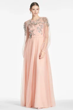 Freyja Gown - Morganite -Cheap The Simply Dress Store FREYJAGOWN MORGANITE FRONT3 scaled