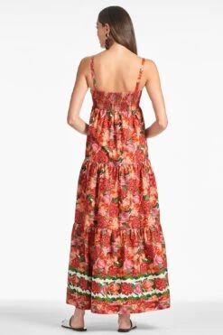 Giorno Dress - Mazzolino Rosa -Cheap The Simply Dress Store GIORNODRESS MAZZOLINOROSA BACK