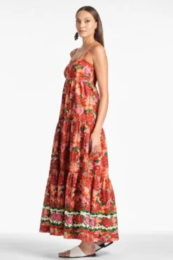 Giorno Dress - Mazzolino Rosa -Cheap The Simply Dress Store GIORNODRESS MAZZOLINOROSA SIDE