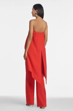 Haven Blouse - Red -Cheap The Simply Dress Store Haven Blouse Crimson Back 1