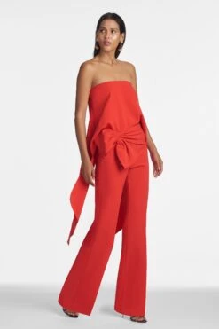 Haven Blouse - Red -Cheap The Simply Dress Store Haven Blouse Crimson Front 1