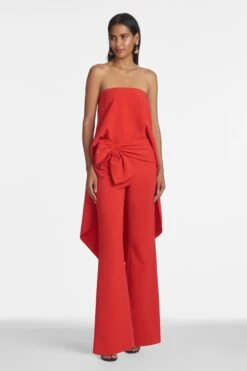 Cheap The Simply Dress Store -Cheap The Simply Dress Store Haven Blouse Crimson Front 2