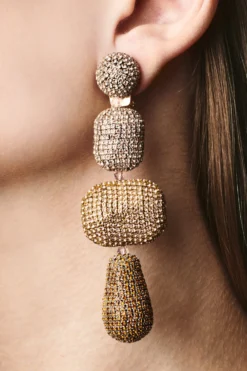 Josephine Earrings - Crystals