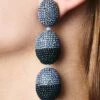 Lanah Earrings - Crystals