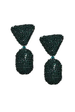 Chrystie Earrings - Metallic Faceted Beads -Cheap The Simply Dress Store J20E93 CHRYSTIEEARRING METALLICEMERALD scaled