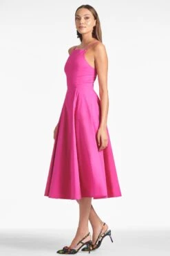 Jacinta Dress - Cerise -Cheap The Simply Dress Store JACINTADRESS CERISE SIDE