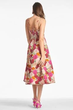 Jacinta Dress - Molti Fiore -Cheap The Simply Dress Store JACINTADRESS MOLTIFIORE BACK