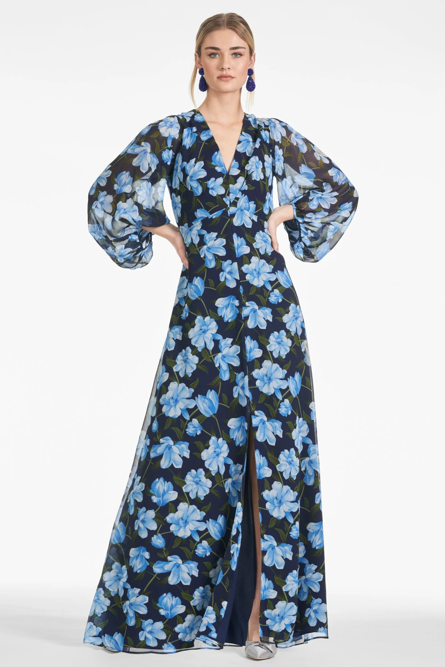 Jenny Gown - Ocean Blue Magnolia 1 Jenny Gown - Ocean Blue Magnolia