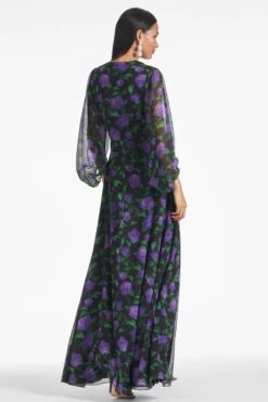 Jenny Gown - Violet Garden -Cheap The Simply Dress Store JENNYGOWN VIOLETGARDEN BACK