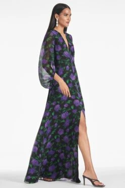 Jenny Gown - Violet Garden -Cheap The Simply Dress Store JENNYGOWN VIOLETGARDEN SIDE