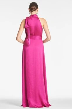 Kayla Gown - Dragonfruit -Cheap The Simply Dress Store KAYLAGOWN DRAGONFRUIT BACK