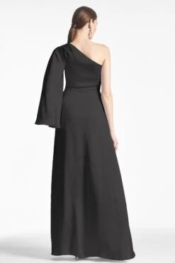 Keely Gown - Black -Cheap The Simply Dress Store KEELYGOWN RECOLORTOBLACK BACK