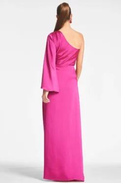 Keely Gown - Dragonfruit -Cheap The Simply Dress Store KEELYGOWN DRAGONFRUIT BACK a15b50d5 17ee 4333 b8c6 4ba4ffd8fef4 scaled