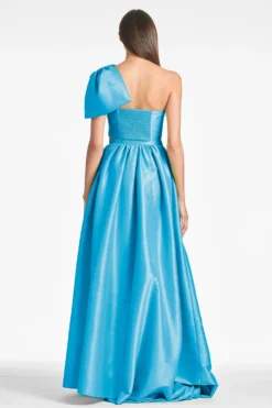 Kyla Top - Electric Blue -Cheap The Simply Dress Store KYLATOP SYDNEYSKIRT ELECTRICBLUE RECOLOR BACK scaled