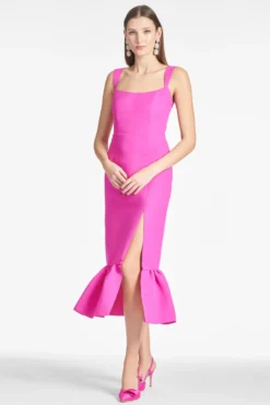 Laura Dress - Cerise