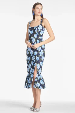 Laura Dress - Ocean Blue Magnolia